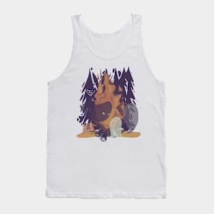 Spooky campfire Tank Top